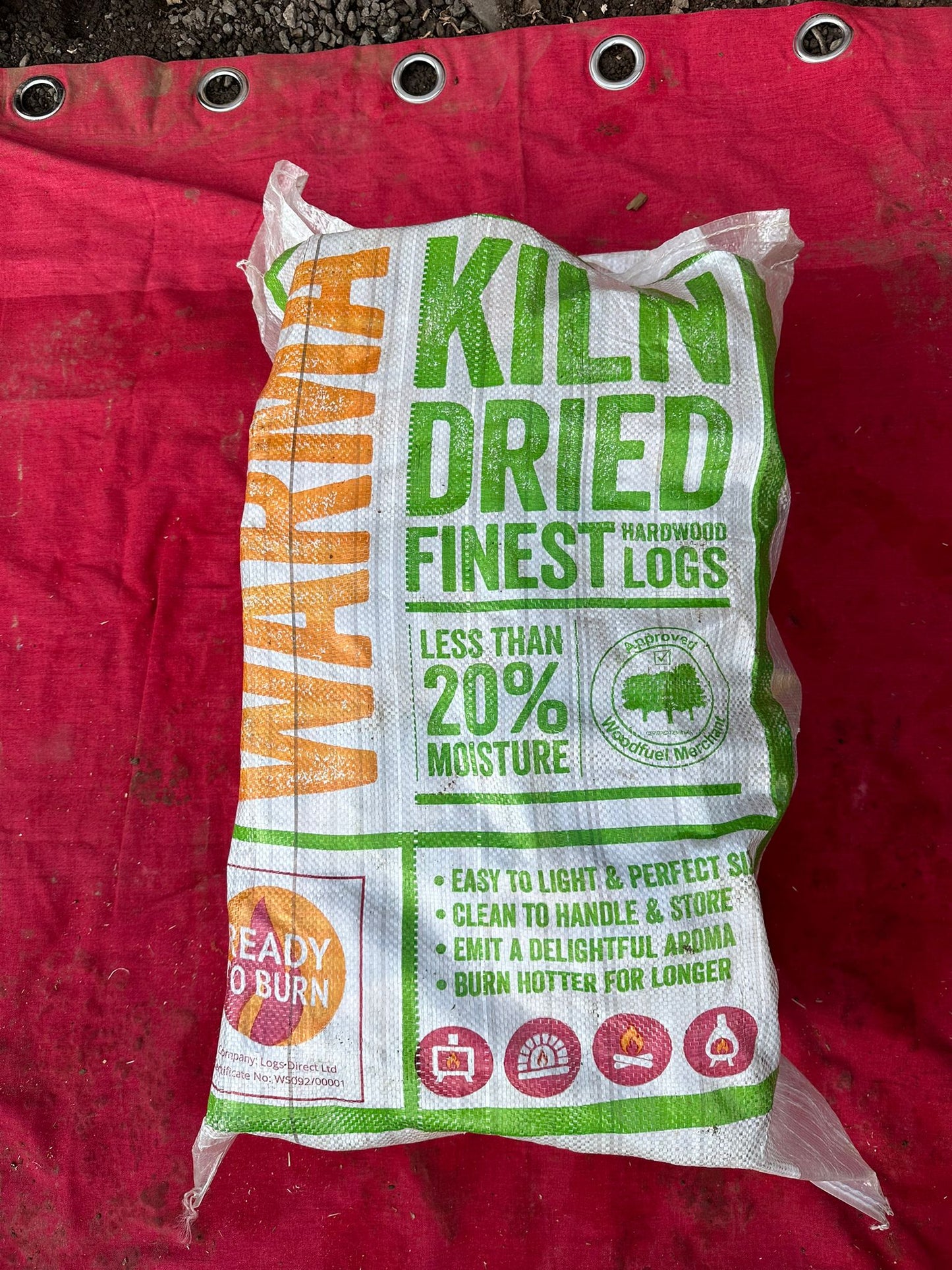 Warma Kiln Dried Logs Bags